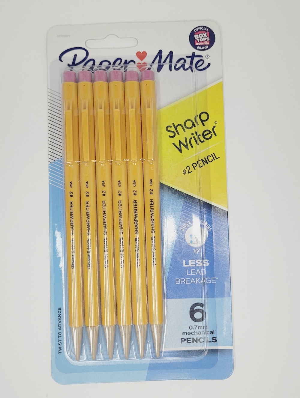 Papermate Sharpwriter #2 Pencil USA (Discontinued Older Version ) 6 Pack Drawing